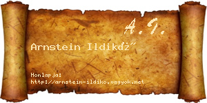 Arnstein Ildikó névjegykártya